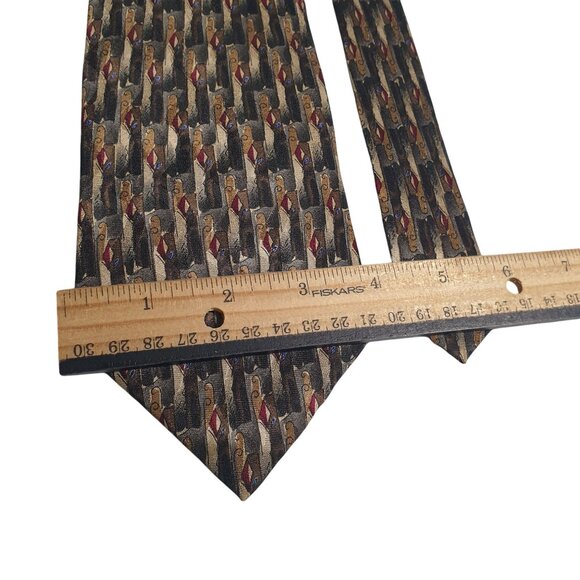 J Garcia Collection Fourteen Silk Necktie Like A Twittering Machine Vintage - Picture 3 of 5